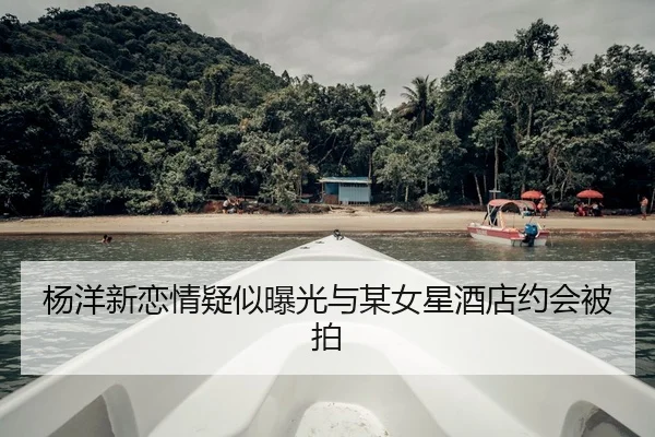杨洋新恋情疑似曝光与某女星酒店约会被拍
